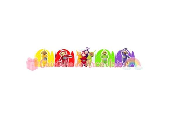 100 Forminhas / Toppers: Teletubbies