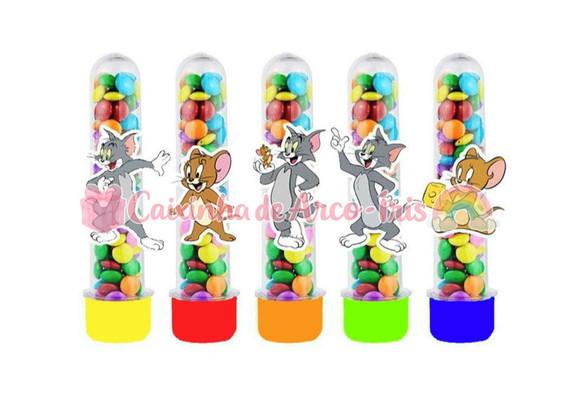 Apliques para Tubetes: Tom e Jerry