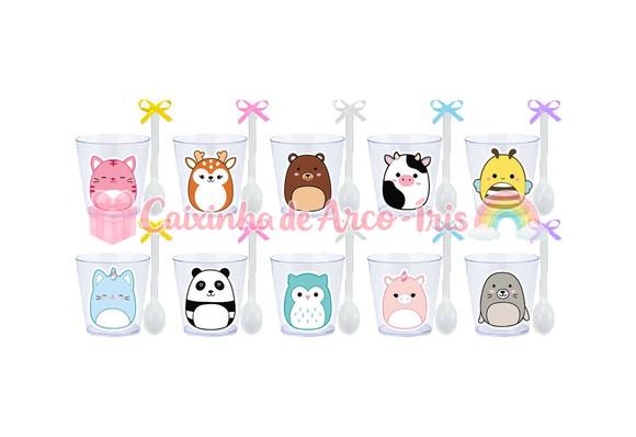 Copinhos com Colherzinhas: Squishmallows