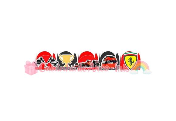 100 Forminhas / Toppers: Ferrari