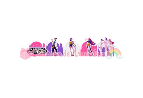 100 Forminhas / Toppers: Guerreiras do K-pop