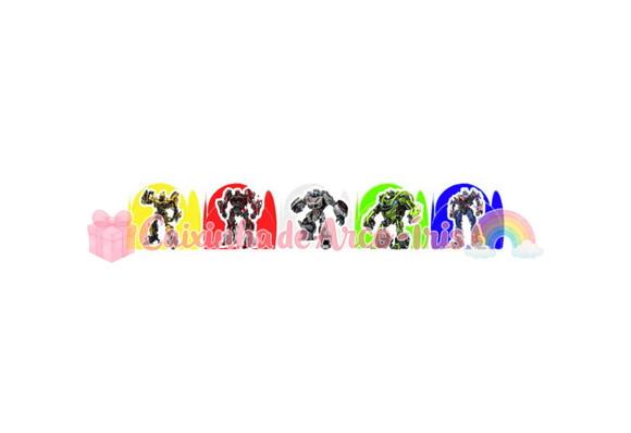 100 Forminhas / Toppers: Transformers