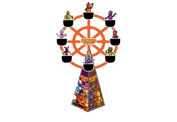 Caixa Roda Gigante - Five Nights At Freddy's