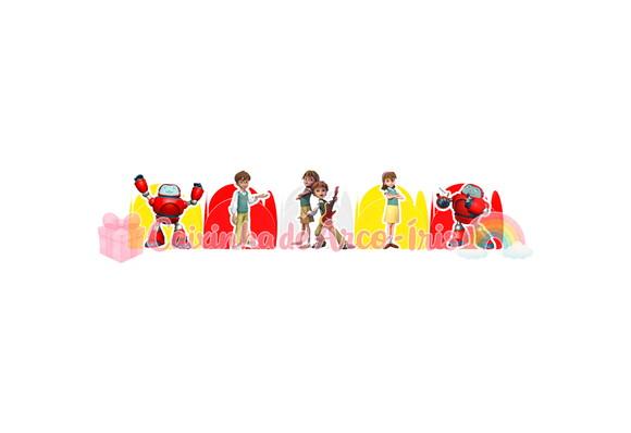 100 Forminhas / Toppers: Superbook