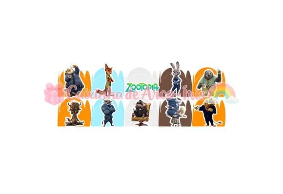 100 Forminhas / Toppers: Zootopia