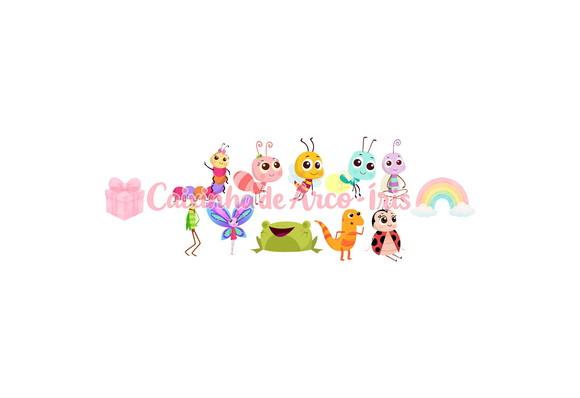 100 Mini Apliques 3,5cm: Bia e Nino