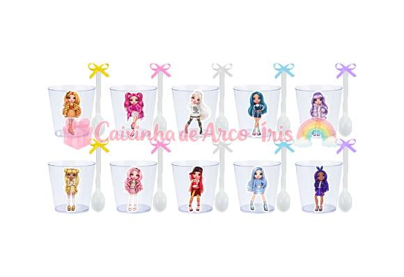 Copinhos com Colherzinhas: Rainbow High