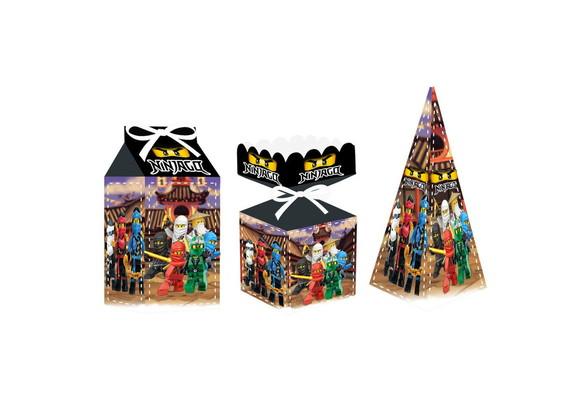 Caixa Milk / Meia Bala / Pirâmide - Ninjago