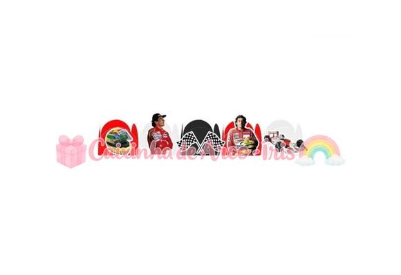 100 Forminhas / Toppers: Ayrton Senna