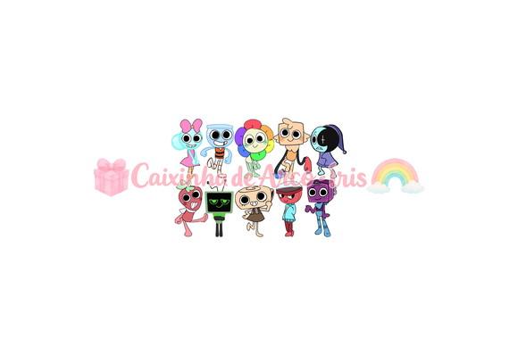 100 Mini Apliques 3,5cm: Dandy's World