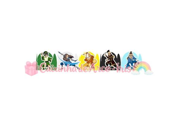 100 Forminhas / Toppers: Avatar a Lenda de Aang