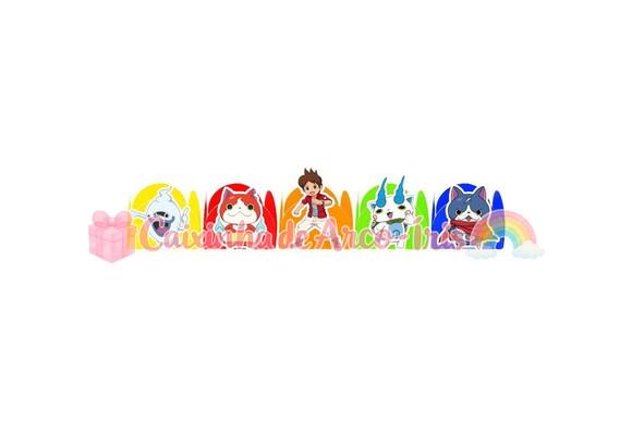 100 Forminhas / Toppers: Yo-kai Watch