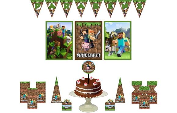 Kit Festa - Minecraft