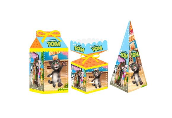 Caixa Milk / Meia Bala / Pirâmide - My Talking Tom