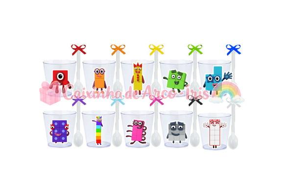 Copinhos com Colherzinhas: Numberblocks