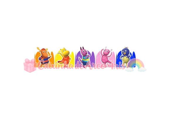 100 Forminhas / Toppers: Backyardigans