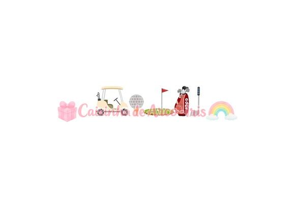 100 Mini Apliques 3,5cm: Golfe