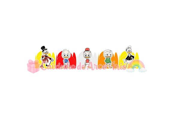 100 Forminhas / Toppers: Ducktales Tio Patinhas