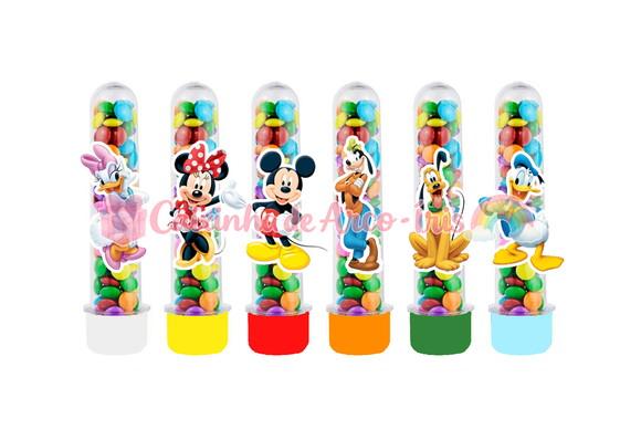 Apliques para Tubetes: Turma do Mickey
