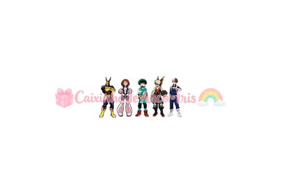100 Mini Apliques 3,5cm: My Hero Academia