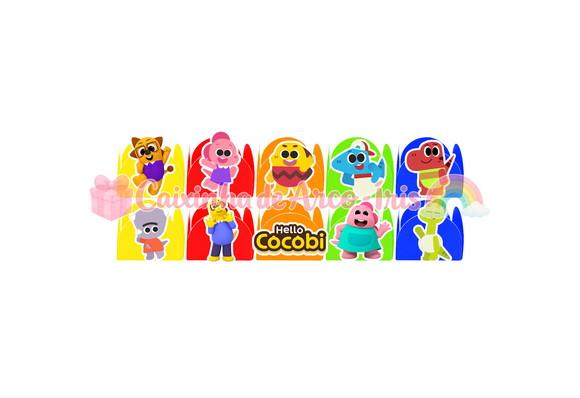 100 Forminhas / Toppers: Cocobi