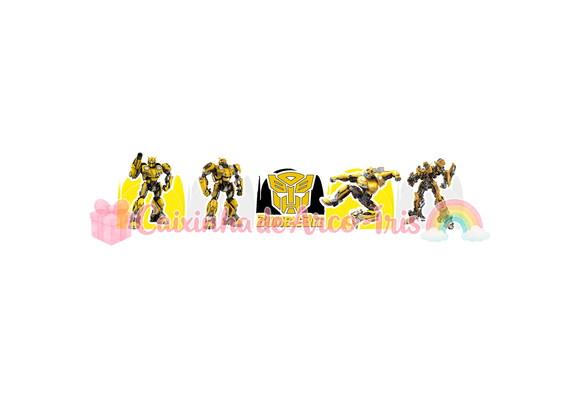 100 Forminhas / Toppers: Bumblebee