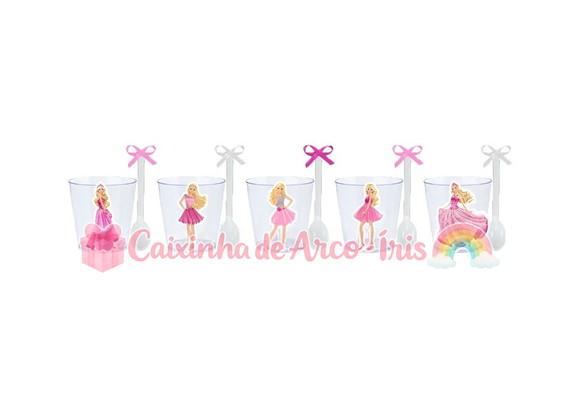 Copinhos com Colherzinhas: Barbie