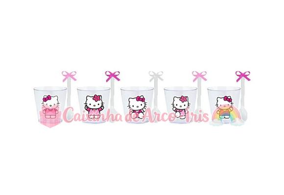 Copinhos com Colherzinhas: Hello Kitty