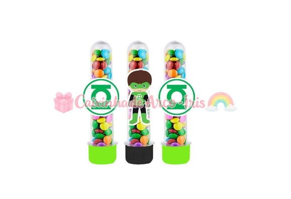Apliques para Tubetes: Lanterna Verde Cute