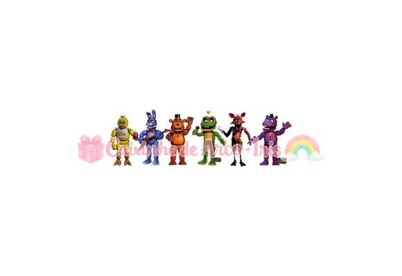 100 Mini Apliques 3,5cm: Five Nights At Freddy's