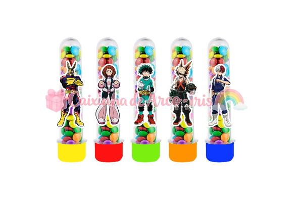 Tubetes com Apliques 3d: My Hero Academia