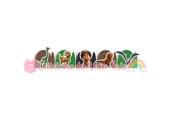 100 Forminhas / Toppers: Bom Dinossauro