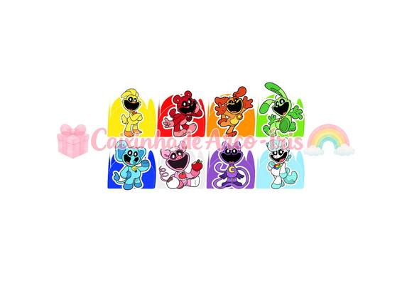 100 Forminhas / Toppers: Smiling Critters