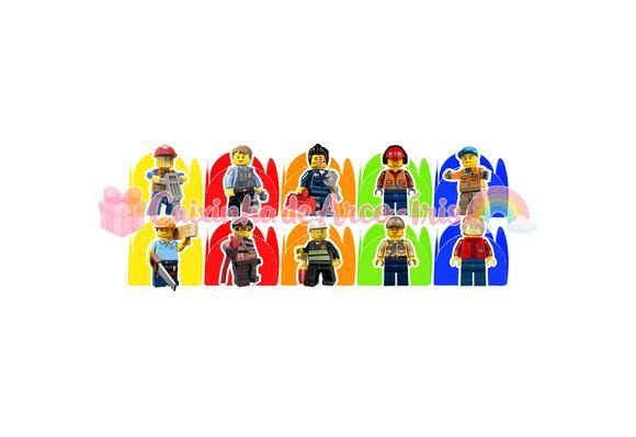 100 Forminhas / Toppers: Lego