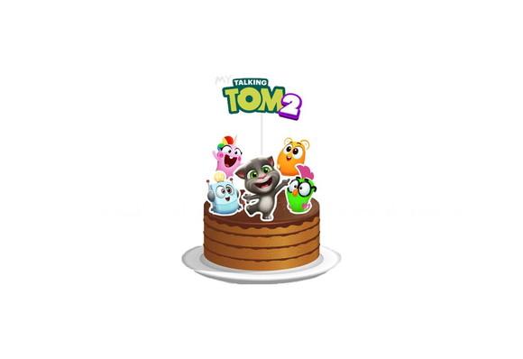 Topo de Bolo - My Talking Tom 2
