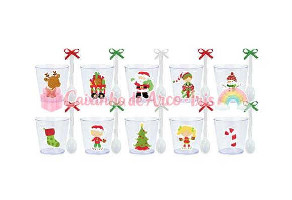 Copinhos com Colherzinhas: Natal Papai Noel