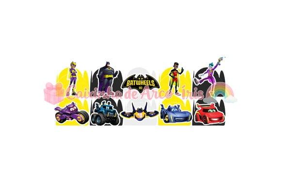 100 Forminhas / Toppers: Batwheels