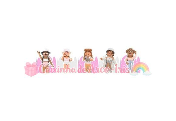 100 Forminhas / Toppers: Roblox Menina