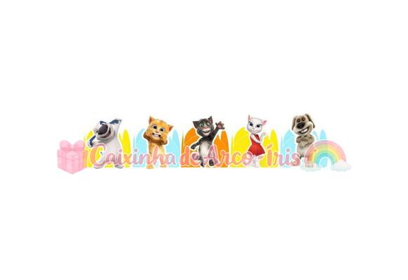 100 Forminhas / Toppers: My Talking Tom