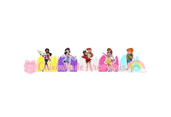 100 Forminhas / Toppers: Lego Friends Meninas em Missão