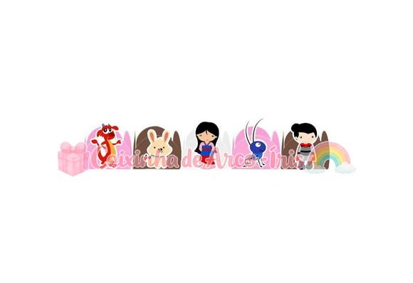 100 Forminhas / Toppers: Mulan Cute
