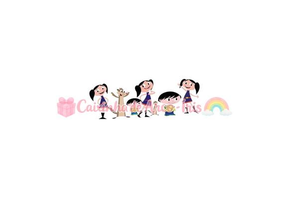 100 Mini Apliques 3,5cm: Show da Luna
