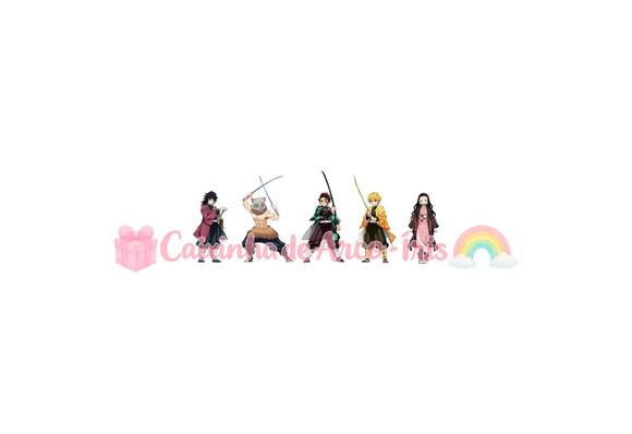100 Mini Apliques 3,5cm: Demon Slayer