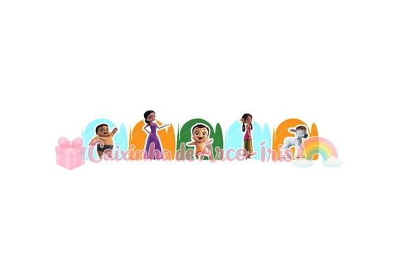 100 Forminhas / Toppers: Pequeno Poderoso Bheem