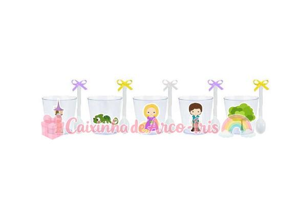 Copinhos com Colherzinhas: Rapunzel Cute