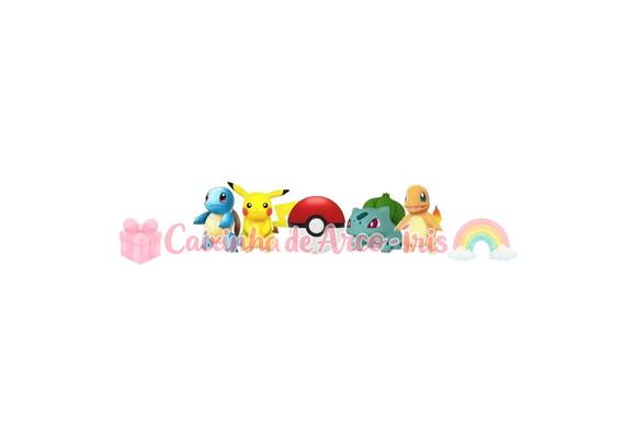 100 Mini Apliques 3,5cm: Pokemón