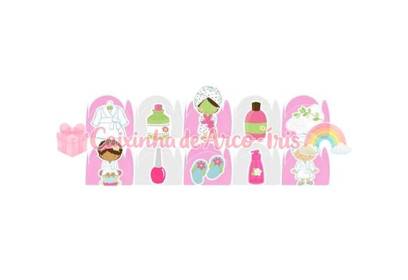 100 Forminhas / Toppers: Spa