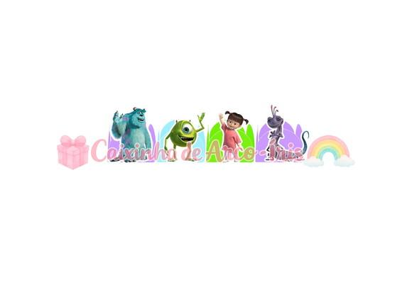 100 Forminhas / Toppers: Monstros Sa