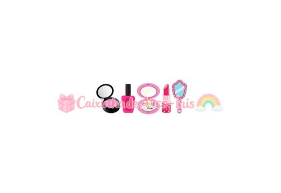 100 Mini Apliques 3,5cm: Maquiagem
