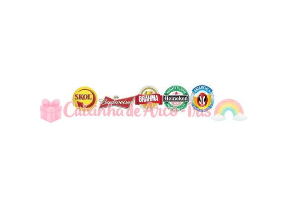 100 Mini Apliques 3,5cm: Boteco Cerveja